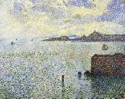 Theo Van Rysselberghe Sailboats and Estuary Germany oil painting artist